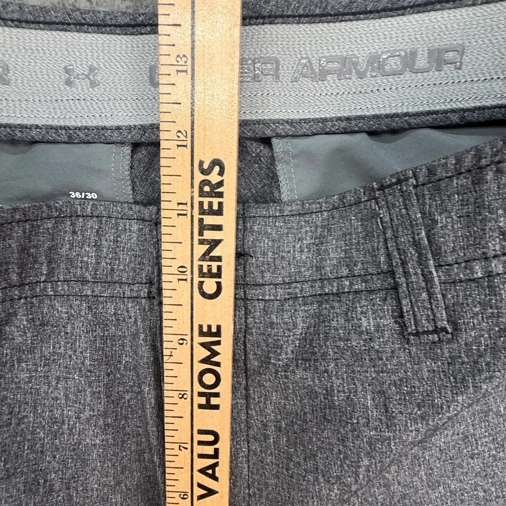 Under Armour Pants Mens 36x30 Gray Golf Performance Chinos Heathered Trousers